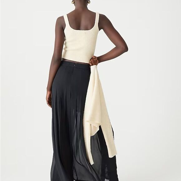 J Crew Supersoft Cropped Cableknit Sweater Tank Set NWT - Picture 6 of 8